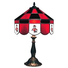 Stained Glass Table Lamp 22 North Carolina State University Wolfpack