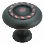 Amerock TPK1585-ORB 1-1/4-Inch Diameter Inspirations Knob Rope, Oil Rubbed Bronze, 10-Pack