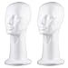 Dini Wigs Styrofoam Display Mannequin Head 15 Inch For Wigs, Hair Pieces, Hats and Accessories 2 Pack