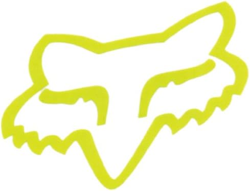 Fox Juniors Foxhead Sticker, Green, One Size