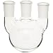 Chemglass CG-1522-41 Glass 500mL Round Heavy Wall 3 Neck Bottom Boiling Flask with 29/42 Standard Taper Outer Joint