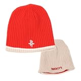 Houston Rockets Red / Natural Reversible Knit Beanie (Uncuffed)