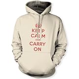 Keep Calm and Carry On Unisex Hooded Sweatshirt