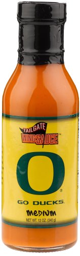 Tailgate University Of Oregontailgate Medium Wing Sauce, 12-Ounce Bottle (Pack of 6) by Tailgate