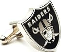 Cufflinks Inc Men's Oakland Raiders Cufflinks Black/Silver