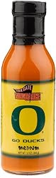 Tailgate University of Oregon Tailgate Medium Wing Sauce, 12-Ounce Glass Bottles (Pack of 6)