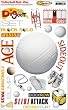 Sport/School Rub-Ons: Volleyball