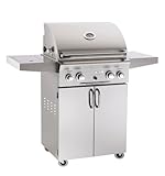 American Outdoor Grills 24NC-00SP Stainless Steel Portable Collection Portable Natural Gas Stainless