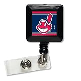 Cleveland Indians Official 1"x1" MLB Badge Holder