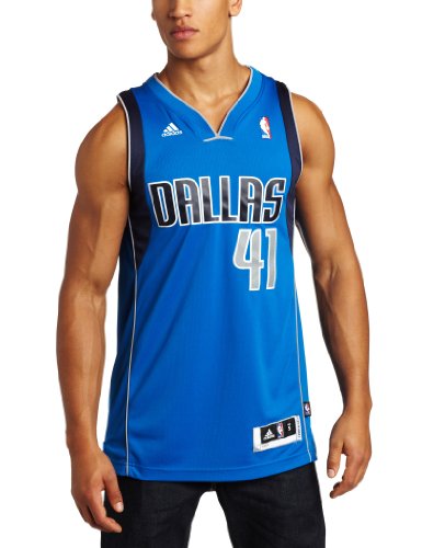 NBA Dallas Mavericks Dirk Nowitzki Swingman Jersey (Navy, XX-Large)