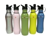 Eco Vessel Stainless Steel Water Bottle with Sport Flo Cap (25 Ounces)