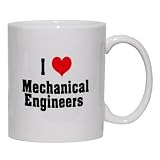 I Love/Heart Mechanical Engineers Mug for Coffee / Hot Beverage 11 oz. MAROON
