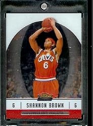 2006/07 Topps Finest #52 Shannon Brown Cleveland Cavaliers Rookie Basketball Card Basketball Card - Mint Condition - In Protective Display Case !