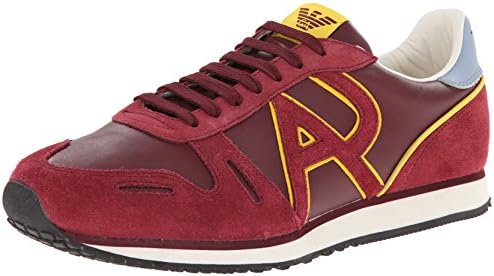 Armani Jeans Men's Logo RS Fashion Sneaker,Chiaro,9 UK/9.5 M US