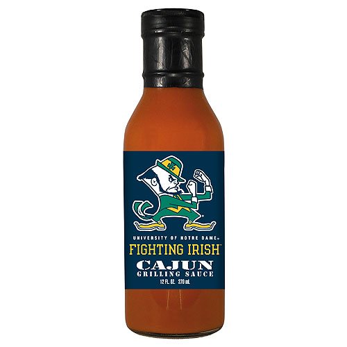 Notre Dame Fighting Irish NCAA Cajun Grilling Sauce - 12oz by Hot Sauce Harry