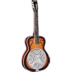 Fender® FR-50 Wood-body Square Neck Resonator Guitar - Sunburst, Square Neck