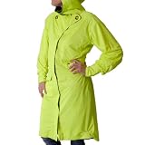 LOOPTWORKS Women's Satu Rain Jacket,Lemon,Medium