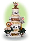 Welcome to the Jungle 4 Tier Diaper Cake