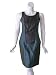 MIU MIU Gabardine Bicolor with Black Inset Dress in Nero