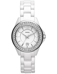 FOSSIL Riley Mini Three Hand Ceramic Watch - White