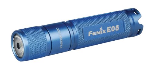 Deals Fenix E05 LED Waterproof Mini Torch Flashlight (Blue)
