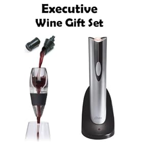 Vinturi Essential Wine Aerator With Oster Inspire Cordless Rechargeable Wine Bottle Opener and FREE Wine Pourer/Stopper Perfect GIFT for the wine Enthusiast