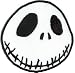 Apparel : Nightmare Before Christmas Patch - 2.75' Jack's Face
