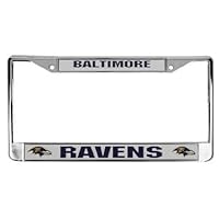Baltimore Ravens Chrome License Plate Frame