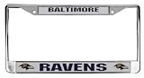 Baltimore Ravens Chrome License Plate Frame