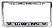 Baltimore Ravens Chrome License Plate Frame