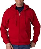 UPC 821780000017 product image for Gildan Activewear Heavy Blend Full-Zip Hooded Sweatshirt, 2XL, Cardinal Red | upcitemdb.com