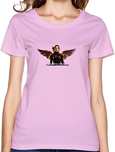 Haoyuntixu Women's The Hunger Games Mockingjay Part 2 T Shirts X-Large Pink