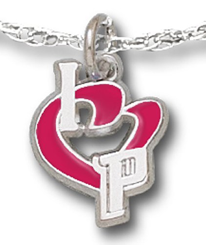 I Heart Pistons Enamel Pendant - NBA Detroit Pistons