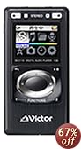 Victor �uAlneo�v 1GB �f�W�^���I�[�f�B�I�v���[���[ �mXA-C110-B�n (�u���b�N)