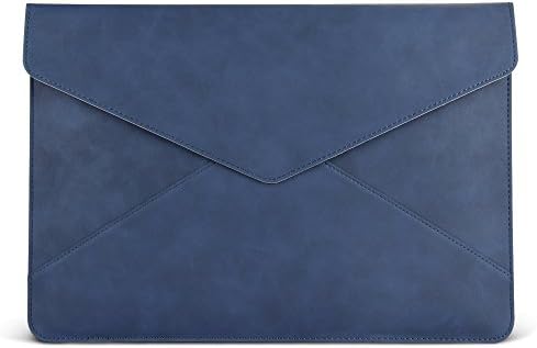 MacBook Air 11" / iPad Air / Galaxy Tab Series Case Sleeve, InRich 11.6 Inch [ Slim Envelope Design Soft PU Leather ] Laptop Sleeve Cover Portfolio Case Notebook Carrying Bag -Blue