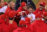 2011 World Series Game 6 - Texas Rangers v St Louis Cardinals, St Louis, MO - Oct. 27: David Freese Photographic Poster Print by Doug Pensinger, 12x18