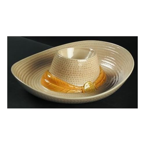 Metlox Sombrero Hat Dish Matches Chip & Dip Miniature