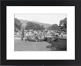 Framed Prints of Military band at a country house, Crickhowell, Mid Wales from Mary Evans