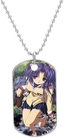 Clannad After Story Anime Manga Best Durable New OVAL Dog Tag or Cat Tag with Neck Chain Photo (One Side), Dog Tag Size 1.2X2X0.1 inches in Diameter,comes with 30" Inches Inch 2mm Stainless Steel Bead Chain