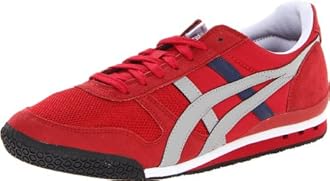 Onitsuka Tiger Men's Ultimate 81 HN201.2313 Lace-Up Fashion Sneaker,Red/Light Grey,9.5 M US