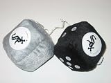 CHICAGO WHITE SOX Team Logo Pair of FUZZY DICE