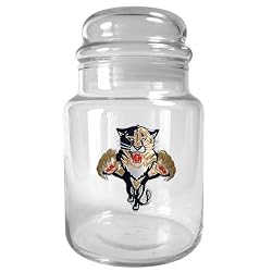 Florida Panthers NHL 31oz Glass Candy Jar by Great American Products
