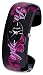 Pineapple AN47 Ladies Plastic Black/Pink Bangle Watch