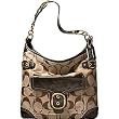AUTHENTIC COACH BLEECKER SIGNATURE STITCHED POCKET HOBO 12391