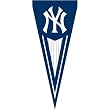 New York Yankees MLB Applique & Embroidered Yard Pennant (34"x14")
