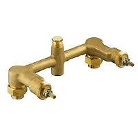 KOHLER K-302-K-NA Ceramic Wall-Mount Two-Handle Valve System