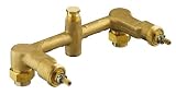 KOHLER K-302-K-NA Ceramic Wall-Mount Two-Handle Valve System