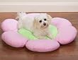 SMALL - PINK - Flower Dog Beds