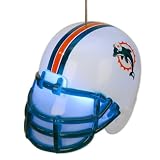 3" NFL Miami Dolphins LED Light-Up Football Helmet Christmas Ornament