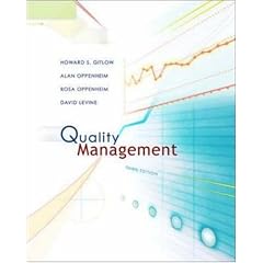 Quality Management with Student CD (Irwin/McGraw Hill Series, Operations and Decision Sciences)